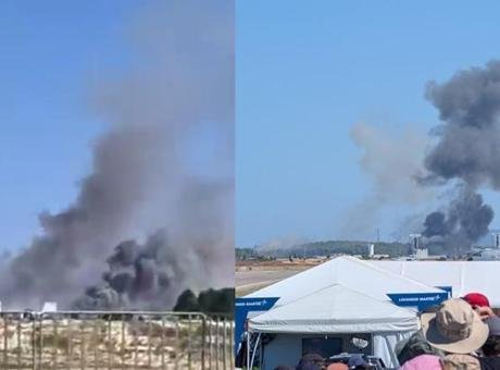 Yunanistan’ın Tanagra Hava Üssü’nde Atina Uçuş Haftası kapsamında düzenlenen hava