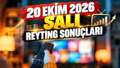 Kaynak Cnnturk.com 20 Ekim 2026 Salı reyting sonuçları, televizyon dünyasındaki