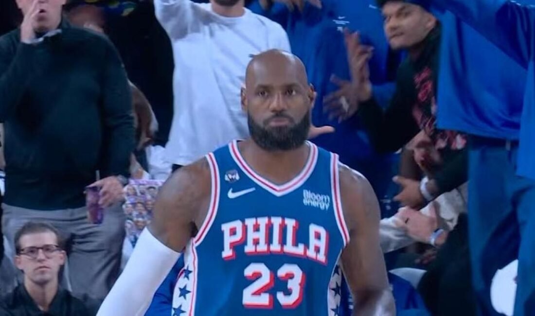 29 sayı geriye düştüğü maçı kazandı! LeBron James’in kariyer zirvesi oldu… Amerikan Basketbol Ligi’nde (NBA) Philadelphia 76ers, 29 sayı geriye düştüğü