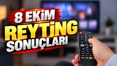 Kaynak Cnnturk.com 8 Ekim 2026 Perşembe reyting sonuçları, televizyon ekranlarında
