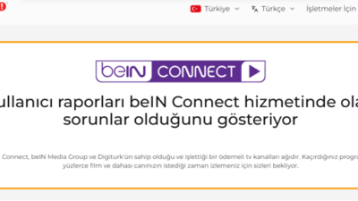 Kaynak HABER MERKEZİ Bein Connect çöktü mü, neden açılmıyor sorularının
