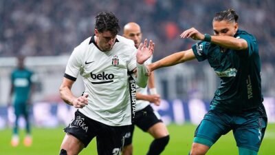 MAÇ SONUCU Beşiktaş 2-1 Kocaelispor İKİ OYUNCUYA DA KART ÇIKTI