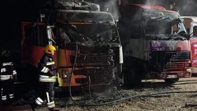 Yangın, Dağkent Mahallesi’nde meydana geldi. Edinilen bilgiye göre, park halinde