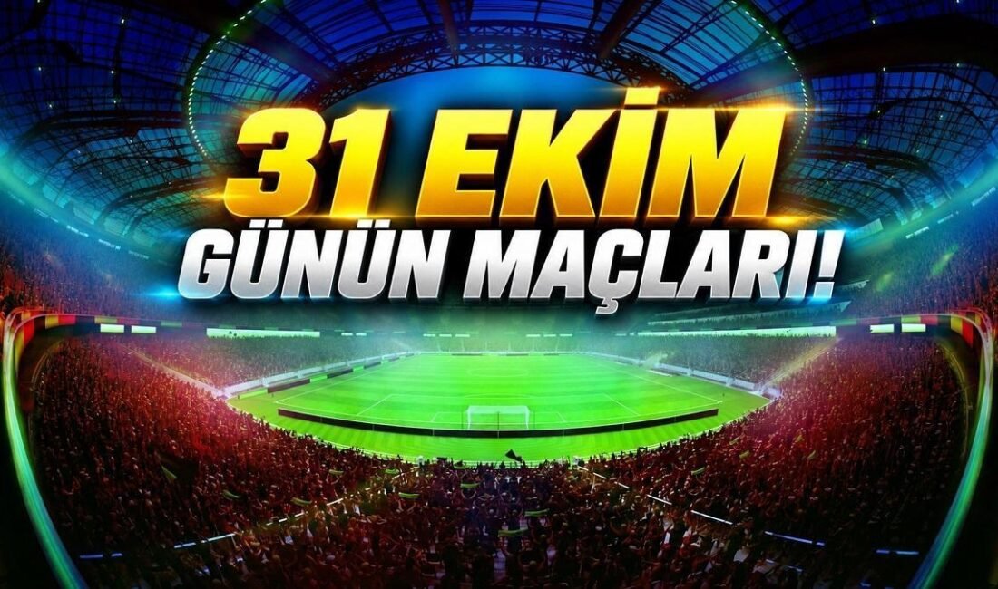BUGÜN (31 EKİM) HANGİ MAÇLAR VAR? 31 Ekim Cumartesi Maç Saatleri ve Kanalları: Bugün Kimin Maçı Var? Kaynak HABER MERKEZİ Cumartesi günü futbolseverleri birbirinden heyecanlı karşılaşmaların yer