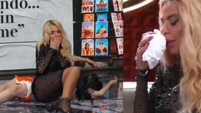 İtalya’da yayınlanan Grande Fratello Vip yarışmasının 12 Ekim Pazartesi günkü