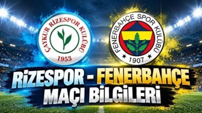 ÇAYKUR RİZESPOR – FENERBAHÇE MAÇI CANLI İZLE BEIN SPORTS 1 ŞİFRESİZ | Çaykur Rizespor-Fenerbahçe maçı ne zaman, saat kaçta, hangi kanalda? Canlı yayın bilgileri Kaynak Cnnturk.com Trendyol Süper Lig’de 7. hafta heyecanı Çaykur Rizespor-Fenerbahçe