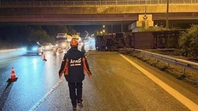 Azerbaycan uyruklu Anar Y. idaresindeki 07-ZB-253 plakalı parfüm yüklü tır,