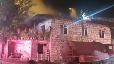 Elazığ’ın Karakoçan ilçesinde yangın çıkan evde cansız bedenleri bulunan Ağa