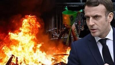 Ülkedeki sarı yeleklilerin dünkü gösterilerinin​​​​​​​ ardından, sosyal medyada Paris’te bugün