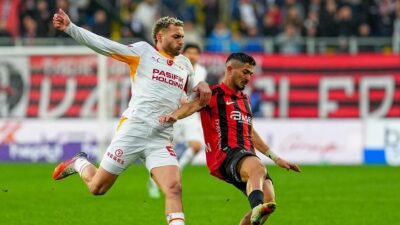 MAÇ SONUCU Gençlerbirliği 0-1 Galatasaray Yunus Akgün pozisyonu değerlendiremedi Deniz’in