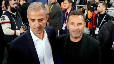 Kaynak İHA Galatasaray Teknik Direktörü Okan Buruk ile Fenerbahçe Teknik