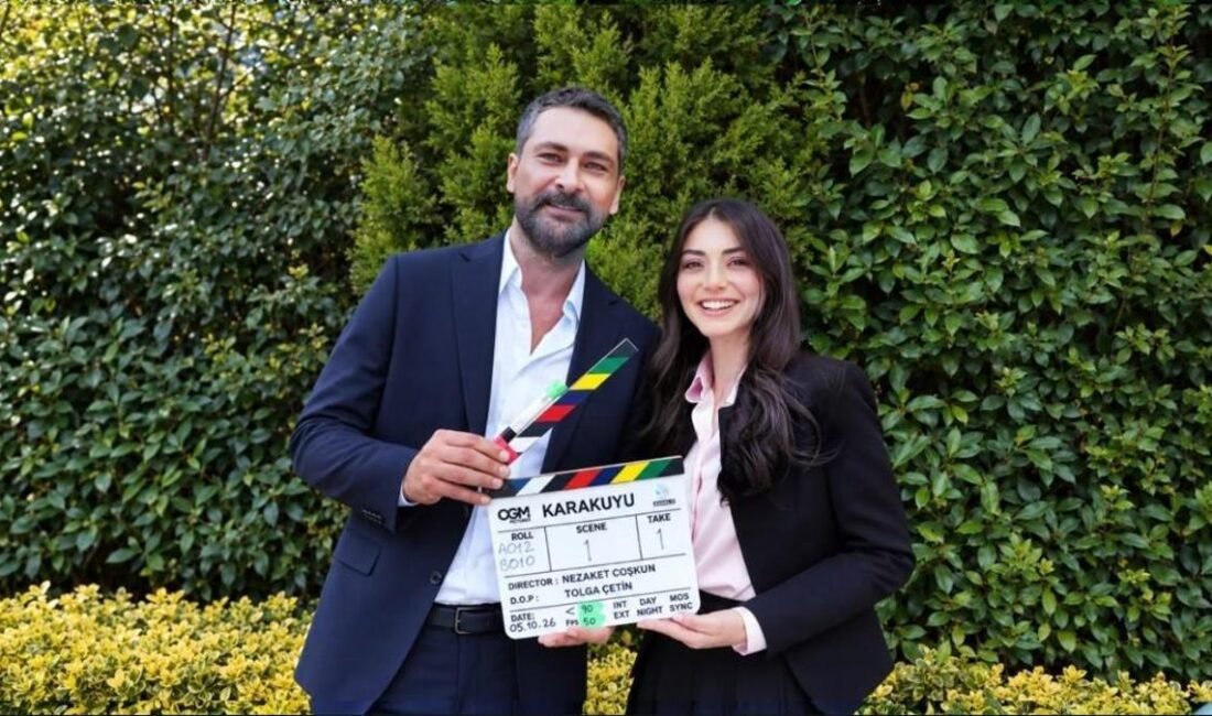 Yakında Kanal D ekranlarında izleyiciyle buluşmaya hazırlanan Karakuyu, sete çıktı.