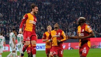 LİDER, İSTEDİĞİNİ RAHAT ALDI Galatasaray, bu galibiyetin ardından puanını 25’e