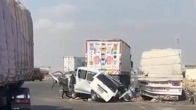 Mısır Sağlık Bakanlığı’ndan yapılan yazılı açıklamada, başkent Kahire’nin güneyinde minibüs