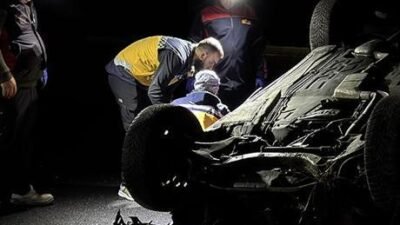 Avanos-Göreme kara yolunda Ali Kaptan (80) idaresindeki 50 EA 639