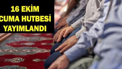 Kaynak Cnnturk.com Cuma hutbesi konusu ve PDF metni Müslümanların gündemindeki