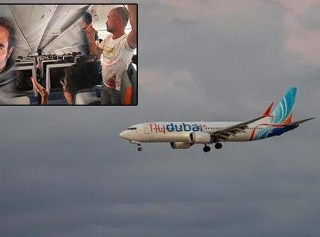 MİLLİYET.COM.TR / Dubai’den Tel Aviv’e gitmek üzere havalanan Flydubai uçağında