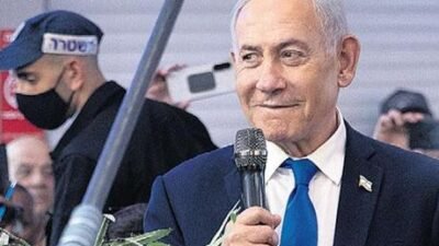 İsrail Başbakanlık Ofisi, Netanyahu’nun Batı Kudüs’teki ofisinde İsrailli gazetecilerle bir