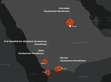 Suudi Arabistan devlet televizyonu El-İhbariyye, havalimanında yolcu akışının sorunsuz ilerlediğini,