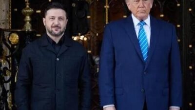 Trump, Beyaz Saray’dan ayrılmadan önce gazetecilere yaptığı basın açıklamasında, Ukrayna