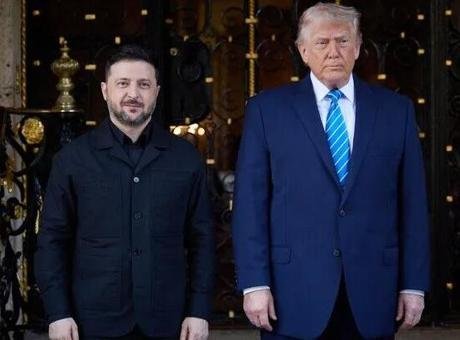 Trump, Beyaz Saray’dan ayrılmadan önce gazetecilere yaptığı basın açıklamasında, Ukrayna