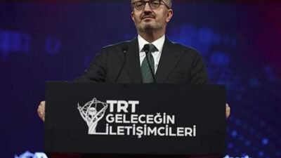 İletişim Başkanı Duran, MEB Şura Salonu’nda 12’ncisi düzenlenen “TRT Geleceğin